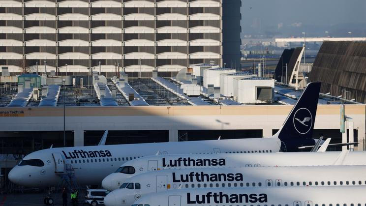 Lufthansa pilots go on a two-day strike, in Frankfurt