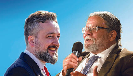 Luboš Blaha (Směr) a  Alexandr Vondra (ODS)