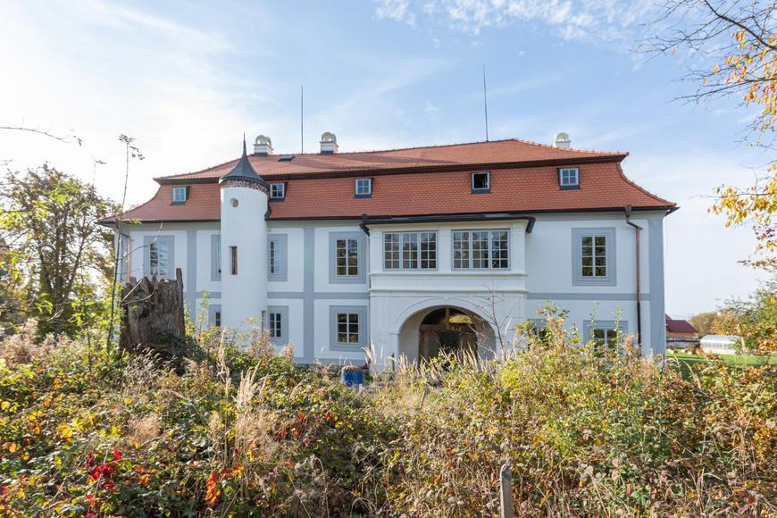 Zámek Ohrazenice zarůstal křovím a bortily se mu stěny. Nový majitel ho dokázal vzkřísit