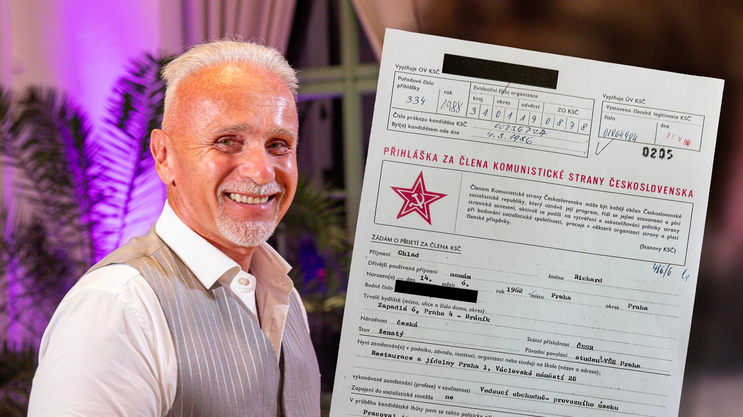 Jak vyplývá z přihlášky Richarda Chlada do KSČ, kandidátem na členství se stal v březnu 1986, plnohodnotným členem normalizační partaje pak o dva roky později.