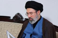 FILE PHOTO: Mojtaba Khamenei visits Hezbollah's office in Tehran