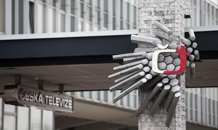 Česká televize / Logo / Kavčí hory / Televize / Nápis / Ilustrační snímek / Economia