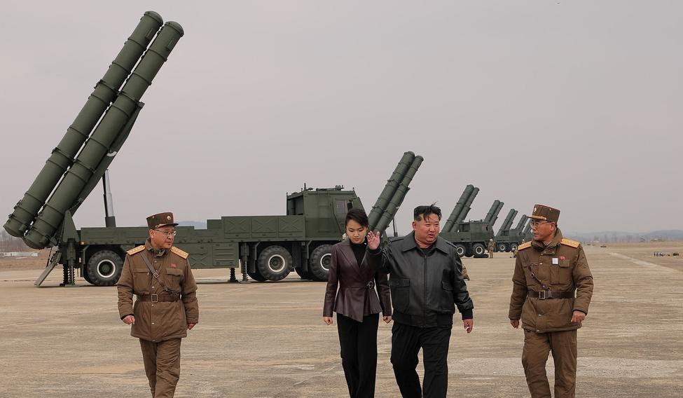 North Korean leader Kim oversees test-launch of multiple rocket launchers