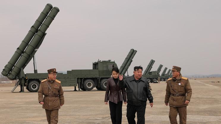 North Korean leader Kim oversees test-launch of multiple rocket launchers