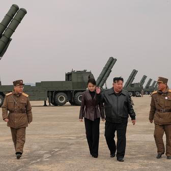 North Korean leader Kim oversees test-launch of multiple rocket launchers