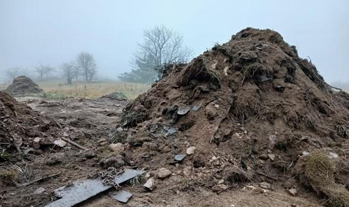 Skládka v NP Podyjí.