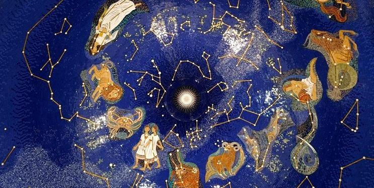 Sharjah,,Uae,-,March,5,,2025:,Mosaic,Ceiling,With,Sky