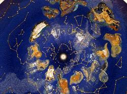 Sharjah,,Uae,-,March,5,,2025:,Mosaic,Ceiling,With,Sky