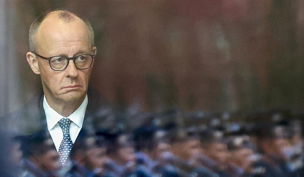 German Chancellor Friedrich Merz receives Dutch Prime Minister Rob Jetten, in Berlin