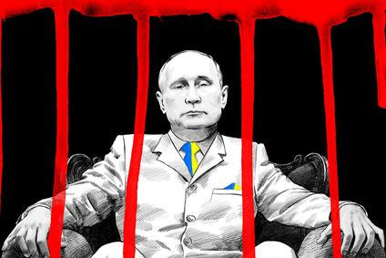 Vladimir Putin, koláž Aktuálně.cz