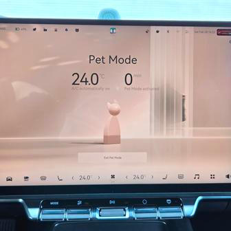 … i domácí zvířata zavřená v autě. Zeekr dává kolemjdoucím najevo, že je o mazlíčky postaráno.