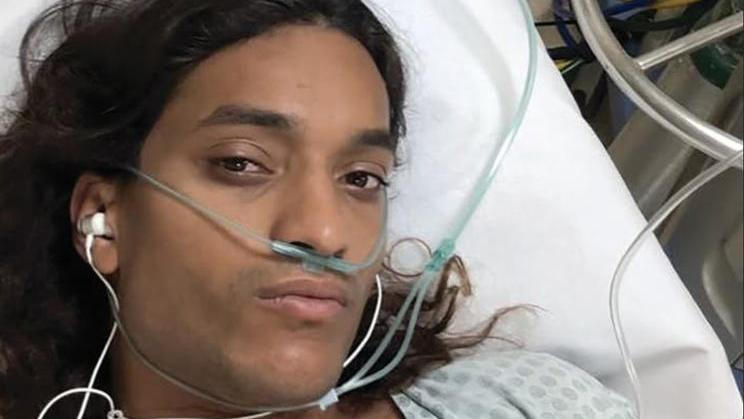 Model with nine lives suffers stroke aged 26 with 'no warning signs' but survives thanks to 'guardian angels'