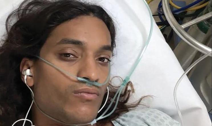 Model with nine lives suffers stroke aged 26 with 'no warning signs' but survives thanks to 'guardian angels'