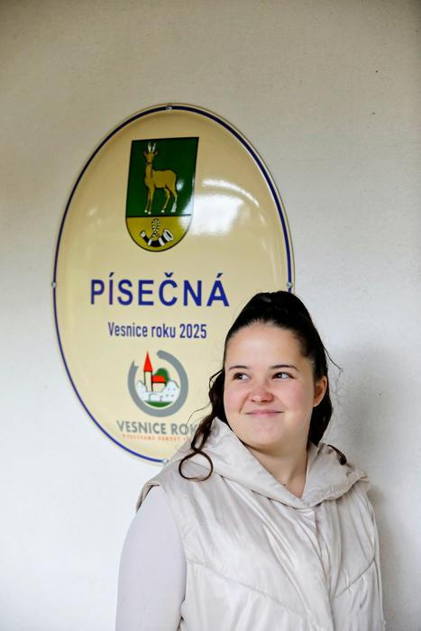Písečná, Starostka obce Písečná, Irena Špačková, Obec, která se v roce 2025 stala vítězem celostátní soutěže Vesnice roku