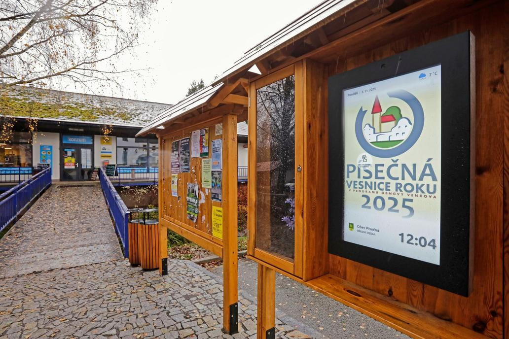Písečná, Starostka obce Písečná, Irena Špačková, Obec, která se v roce 2025 stala vítězem celostátní soutěže Vesnice roku
