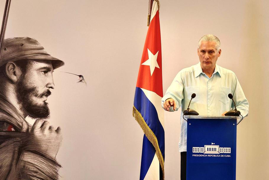 Kubánský prezident Miguel Díal-Canel.