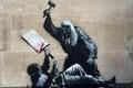 New Banksy Mural on the Royal Courts of Justice
