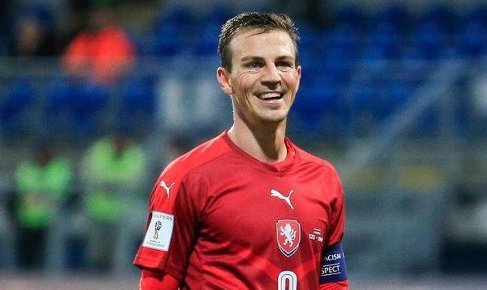 Vladimír Darida jako kapitán české fotbalové reprezentace v kvalifikaci MS 2018