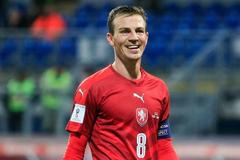 Vladimír Darida jako kapitán české fotbalové reprezentace v kvalifikaci MS 2018