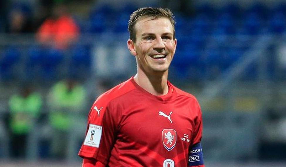 Vladimír Darida jako kapitán české fotbalové reprezentace v kvalifikaci MS 2018