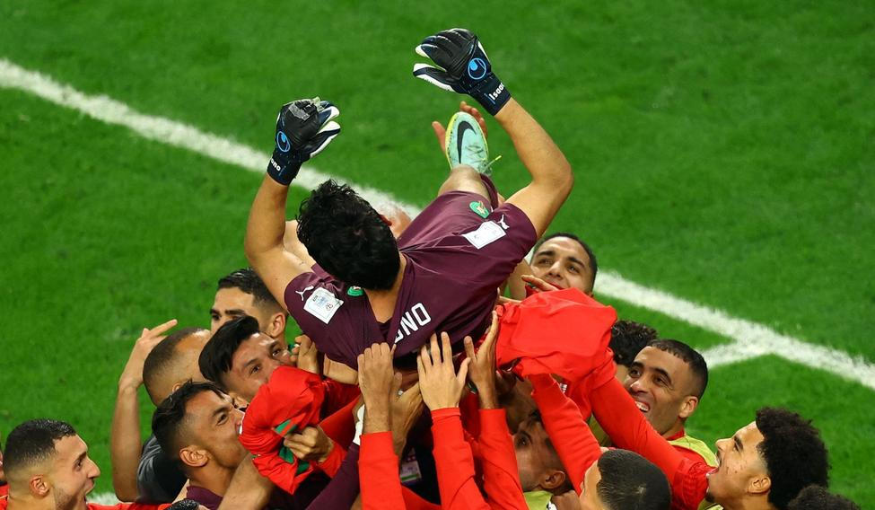 Fotbalisté Maroka - ilustrační foto