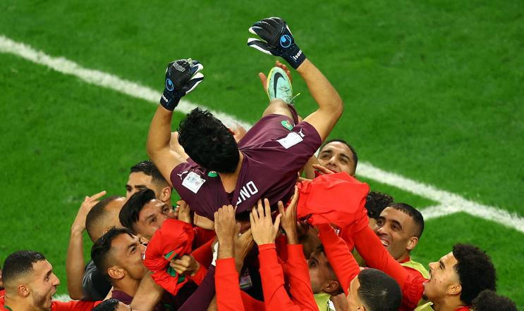 Fotbalisté Maroka - ilustrační foto