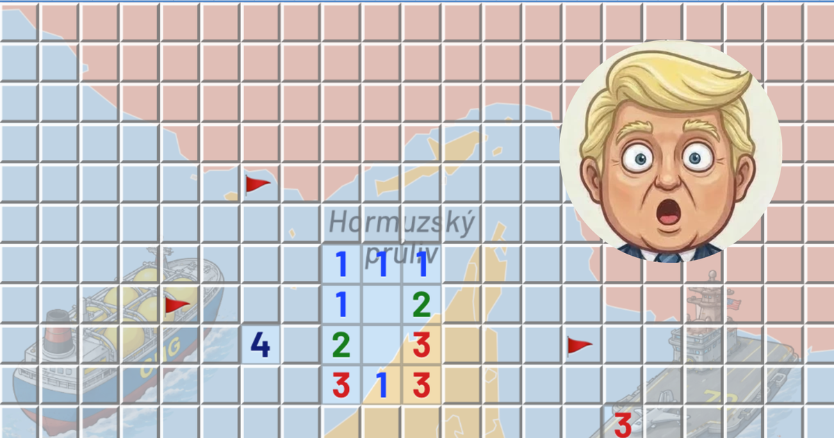 Hra: Pomozte Donaldu Trumpovi a odminujte Hormuzský průliv