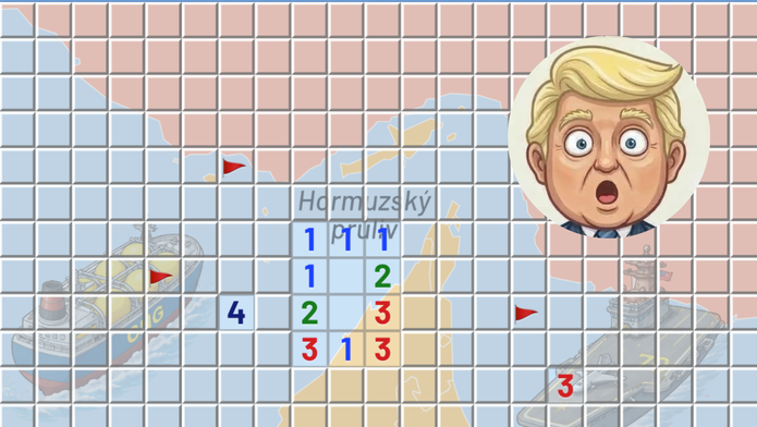 Pomozte Donaldu Trumpovi odminovat Hormuzský průliv.