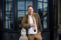 David Graeber photo shoot, Aldwych, London, UK - 30 Aug 2018