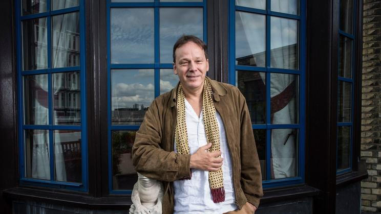 David Graeber photo shoot, Aldwych, London, UK - 30 Aug 2018