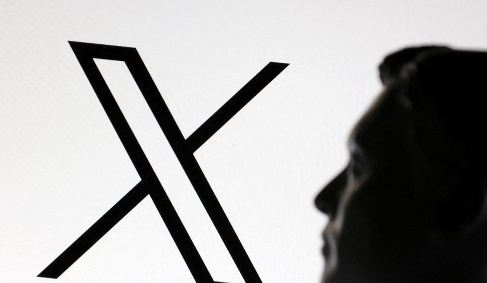 Logo sítě X. Ilustrační foto.