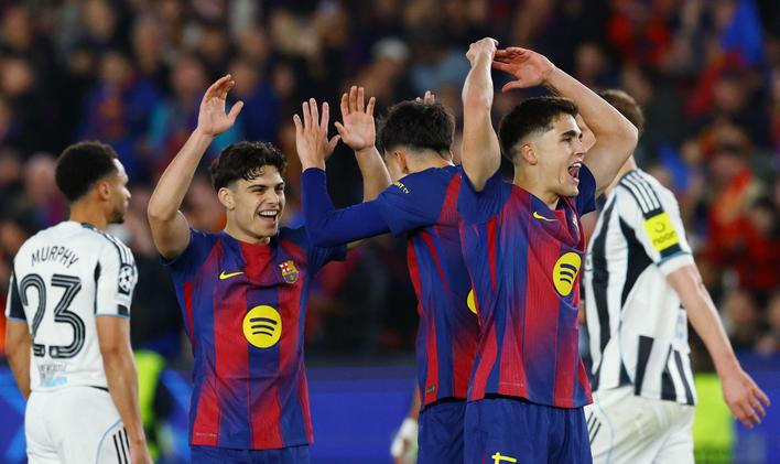 UEFA Champions League - Round of 16 - Second Leg - FC Barcelona v Newcastle United