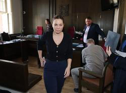 Michaela Nosková u soudu s expartnerem Jindřichem Čandou