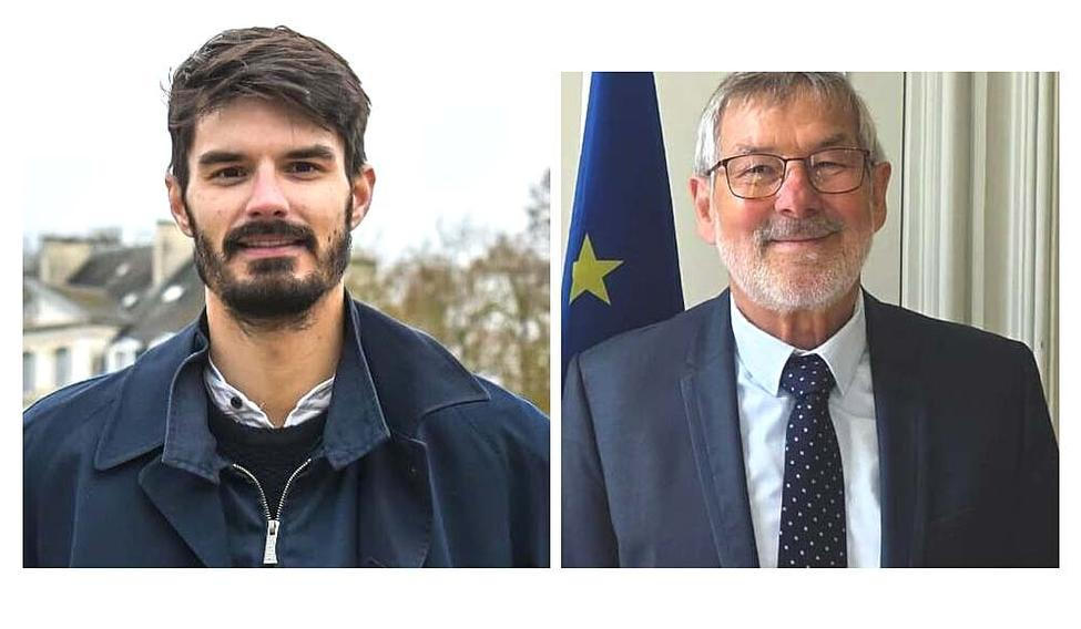 Antoine Renault-Zielenski (nalevo) a Charles Hitler (napravo).