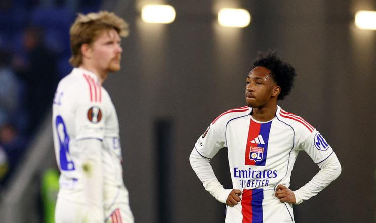 Pavel Šulc a Malick Fofana po vyřazení Lyonu z Evropské ligy