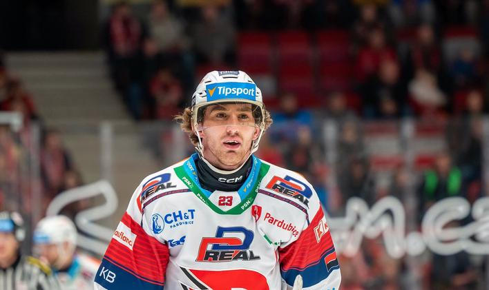 Lukáš Sedlák v dresu Pardubic