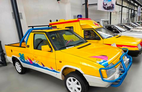 Je možná trochu překvapivé, že největším tematickým celkem nového depozitáře Odtajněné koncepty v muzeu Škody v Mladé Boleslavi jsou různé prototypy na bázi Favoritu. Třeba volnočasová verze Fun z roku 1993, která dala později vzniknout Felicii Fun.