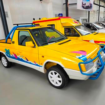 Je možná trochu překvapivé, že největším tematickým celkem nového depozitáře Odtajněné koncepty v muzeu Škody v Mladé Boleslavi jsou různé prototypy na bázi Favoritu. Třeba volnočasová verze Fun z roku 1993, která dala později vzniknout Felicii Fun.