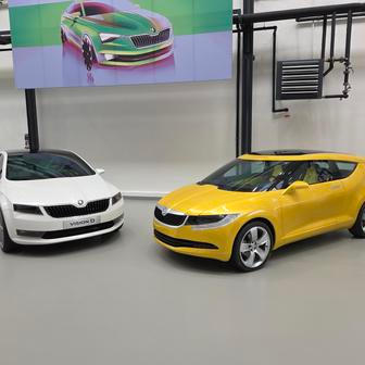 Bílý Vision D byl v roce 2011 prvním konceptem, kterým se uvedl Jozef Kabaň. Inspiroval pozdější Octavii i Rapid. To Joyster z roku 2006 ukazuje, jak velmi nadčasový tento malý hatchback pro mladé byl. Michal Velebný poukazuje, že některé podobné prvky se na sériových autech jiných značek objevují až dnes.