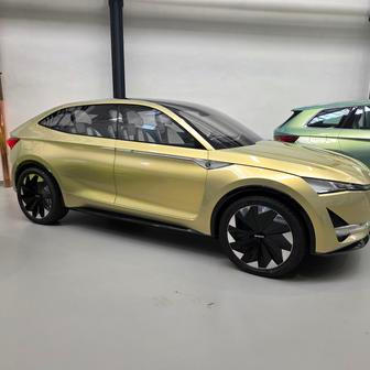 Z konceptu Vision E z roku 2017 se nakonec stal sériový Enyaq Coupé. Boční linka se prý inspirovala u 1000 MB. Konceptů pozdějších sériových modelů je v depozitáři hned několik.