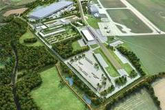 Vizualizace budoucí podoby Armádního logistického centra Mošnov.