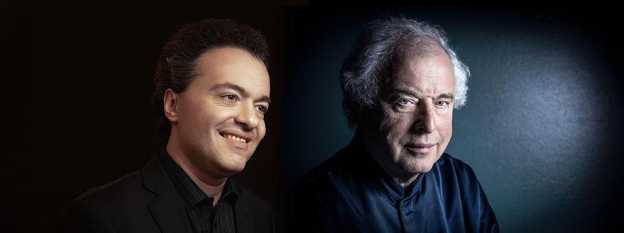 Klavírní duo Jevgenij Kissin a András Schiff.