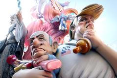 Kdo se bojí Trumpa? Valencie ho spálila spolu s Putinem a Netanjahuem!