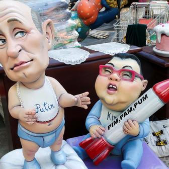 Kdo se bojí Trumpa? Valencie ho spálila spolu s Putinem a Netanjahuem!