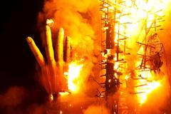 Kdo se bojí Trumpa? Valencie ho spálila spolu s Putinem a Netanjahuem!