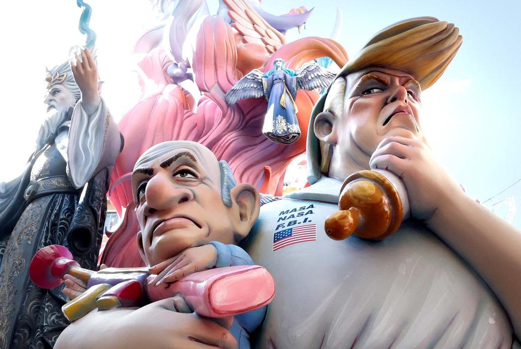 Kdo se bojí Trumpa? Valencie ho spálila spolu s Putinem a Netanjahuem!