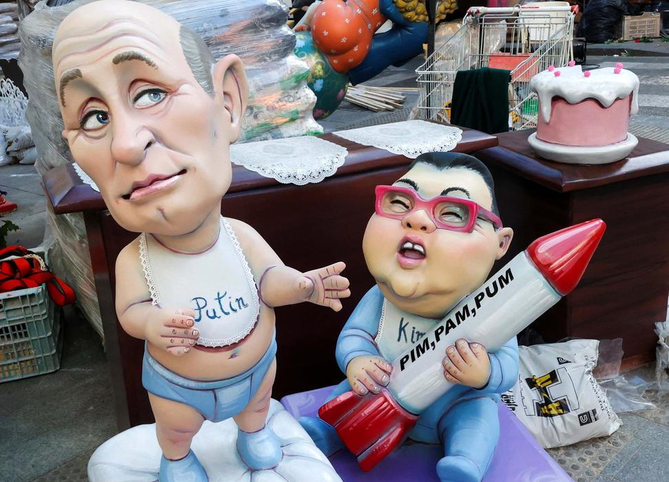 Kdo se bojí Trumpa? Valencie ho spálila spolu s Putinem a Netanjahuem!