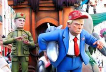 Kdo se bojí Trumpa? Valencie ho spálila spolu s Putinem a Netanjahuem!