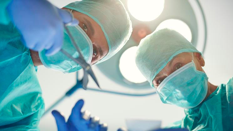 Experienced doctors during the operation 