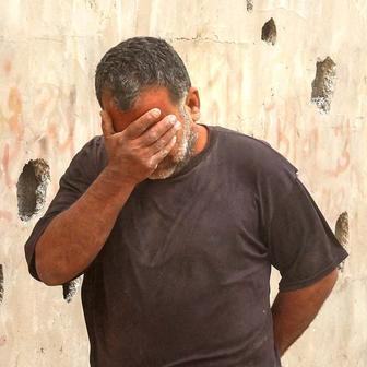 Písečná bouře proměnila Gazu v oranžovou pustinu